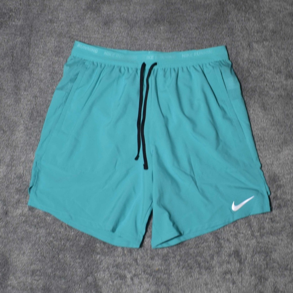 Nike Stride Dri-FIT 7" Running Shorts Men's S Teal Dusty Cactus NEW DM4761-345